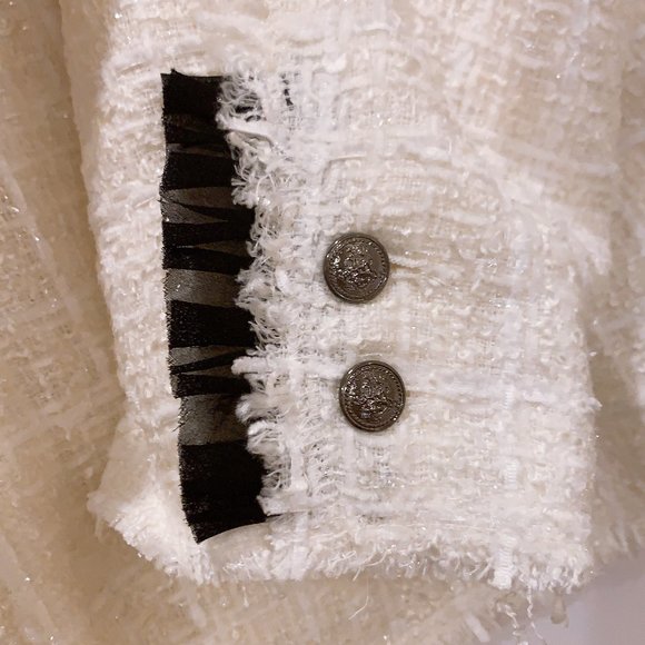 Maison Jules Tweed Blazer Size: XL - Picture 2 of 6